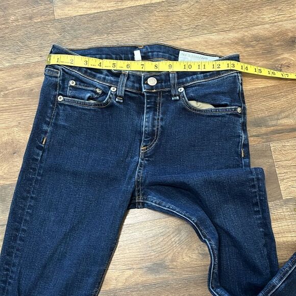 rag & bone Women's High Rise Skinny Jeans in Heritage - Picture 4 of 6